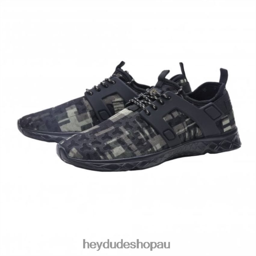 Hey Dude HEYDUDE Mistral Camo Army Airflow Trainer Men V4Z64359