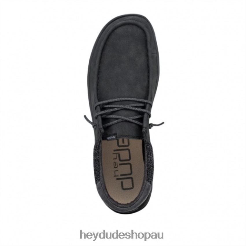 Hey Dude HEYDUDE Paul Recycled Leather Charcoal Men V4Z64344