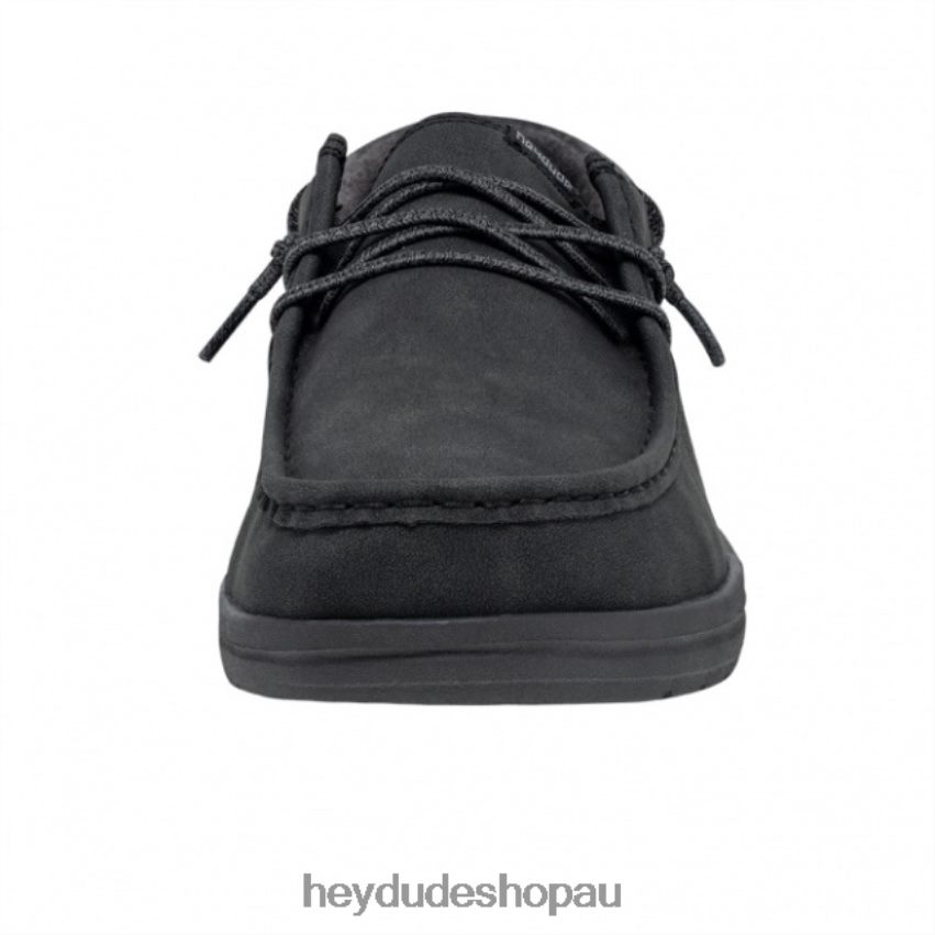 Hey Dude HEYDUDE Paul Recycled Leather Charcoal Men V4Z64344