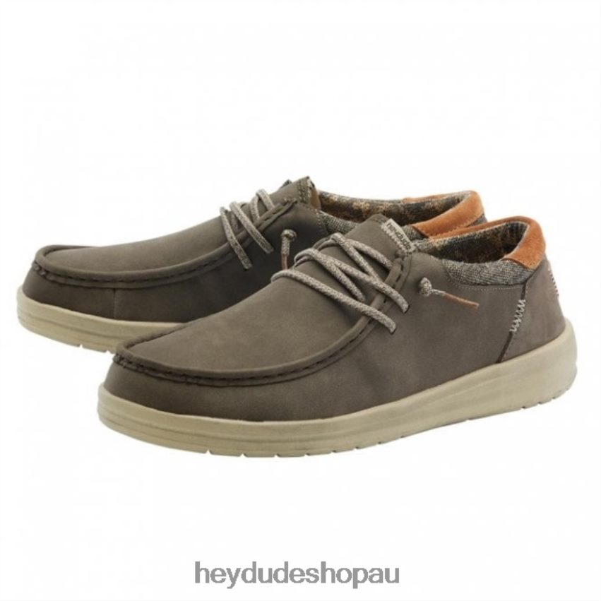 Hey Dude HEYDUDE Paul Recycled Leather Chocolate Men V4Z64345