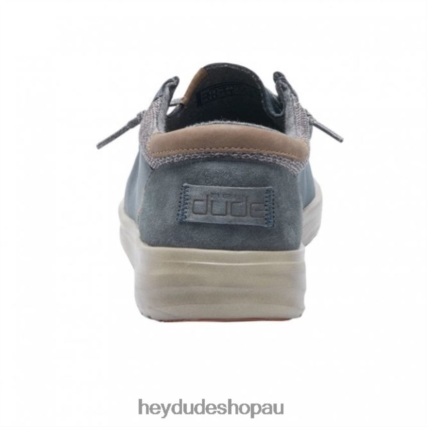 Hey Dude HEYDUDE Paul Recycled Leather Deep Blue Men V4Z64343