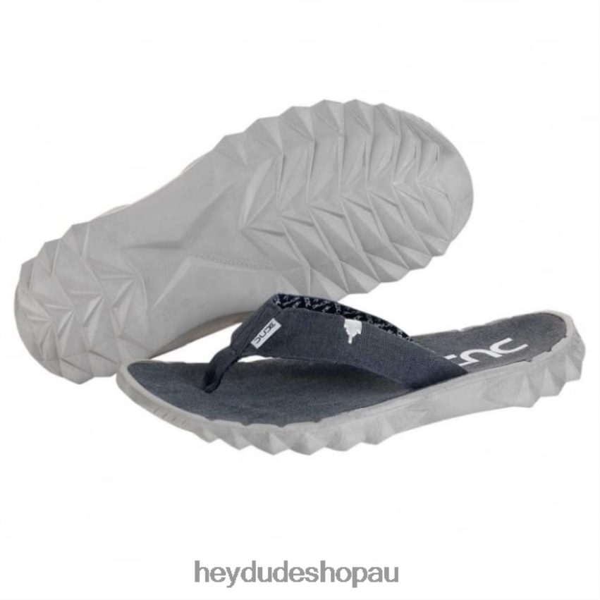 Hey Dude HEYDUDE Sava Oceano Canvas Flip Flop Men V4Z64368