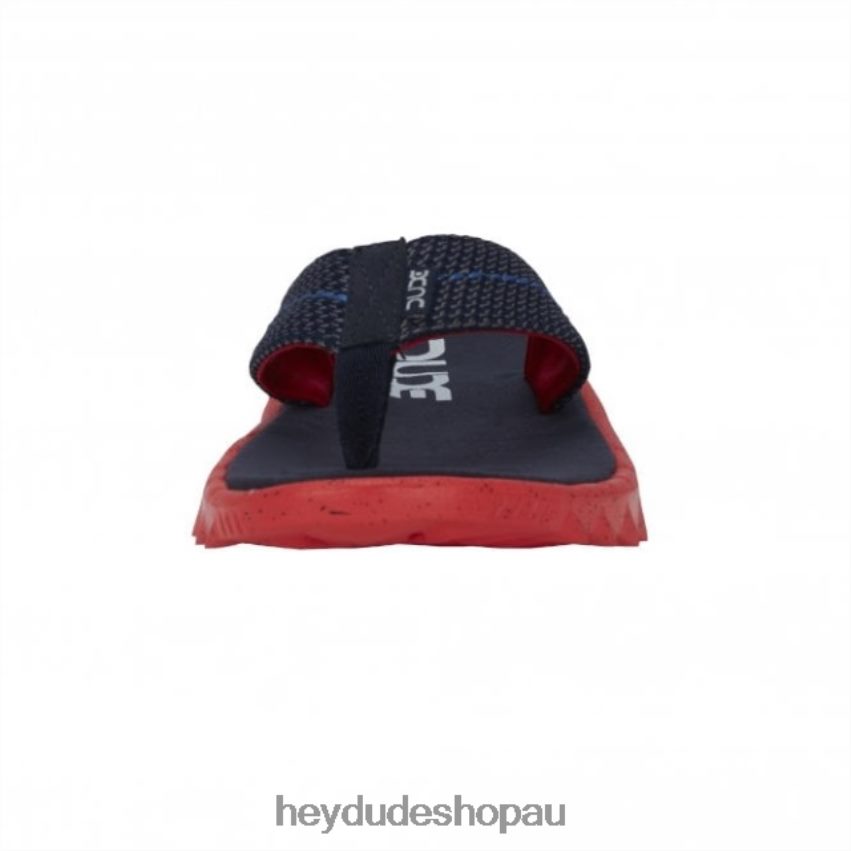 Hey Dude HEYDUDE Sava Sox Blue Red Men V4Z64372