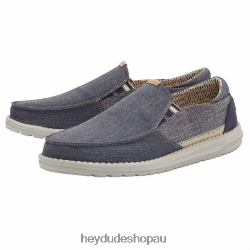 Hey Dude HEYDUDE Thad Chambray Ombre Blue Men V4Z64241