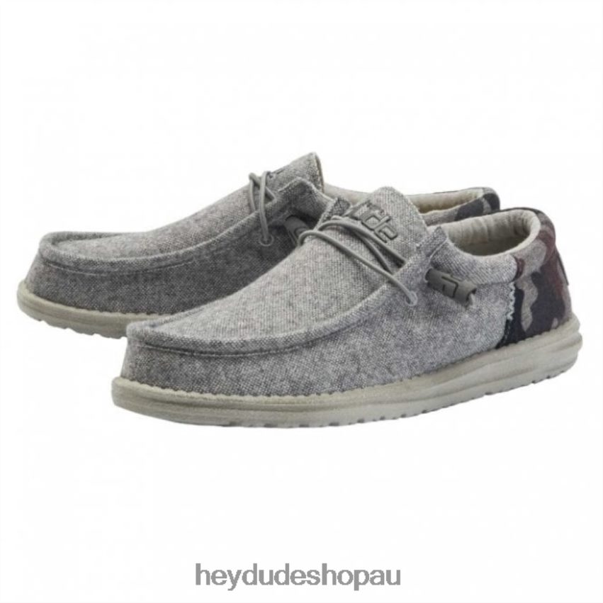 Hey Dude HEYDUDE Wally Funk Wool Grey Men V4Z64298