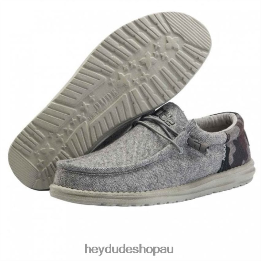 Hey Dude HEYDUDE Wally Funk Wool Grey Men V4Z64298