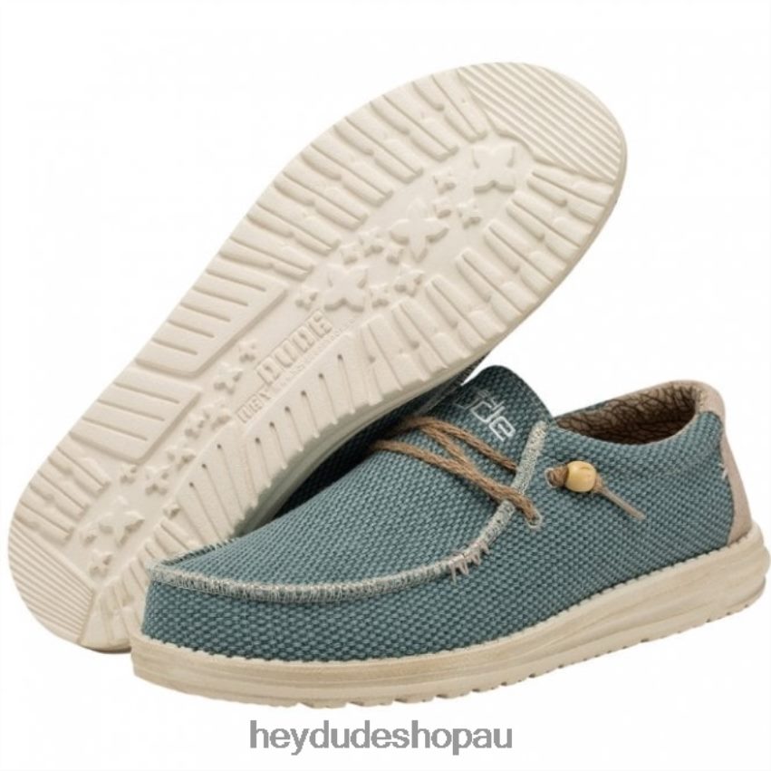 Hey Dude HEYDUDE Wally Natural Aqua Men V4Z64252