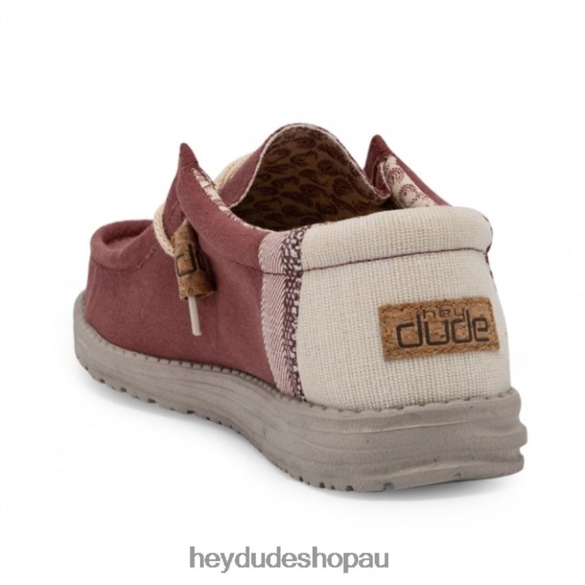 Hey Dude HEYDUDE Wally Natural Linen Brick Men V4Z64340