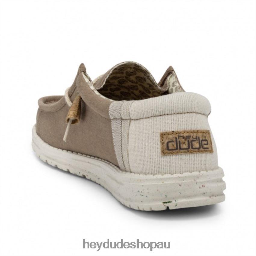Hey Dude HEYDUDE Wally Natural Linen Clay Men V4Z64266