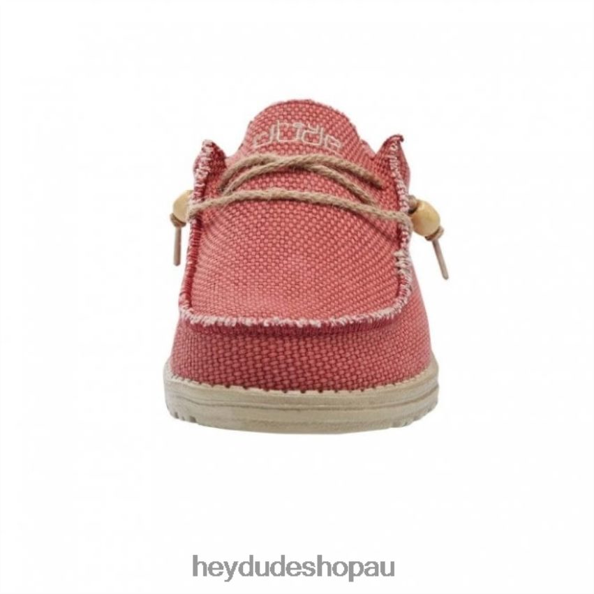 Hey Dude HEYDUDE Wally Natural Pompeian Red Men V4Z64331