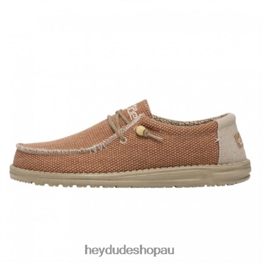 Hey Dude HEYDUDE Wally Natural Tangerine Men V4Z64274