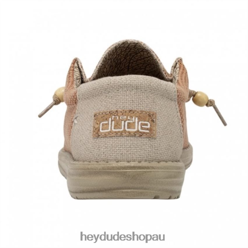 Hey Dude HEYDUDE Wally Natural Tangerine Men V4Z64274