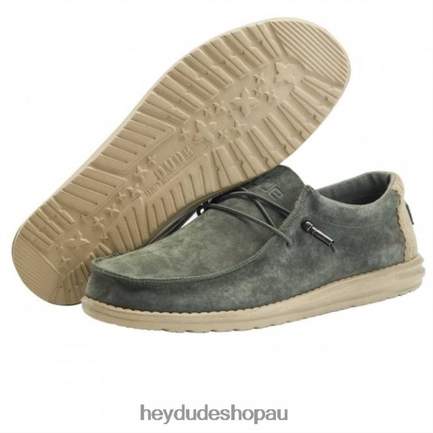 Hey Dude HEYDUDE Wally Premium Suede Musk Men V4Z64297