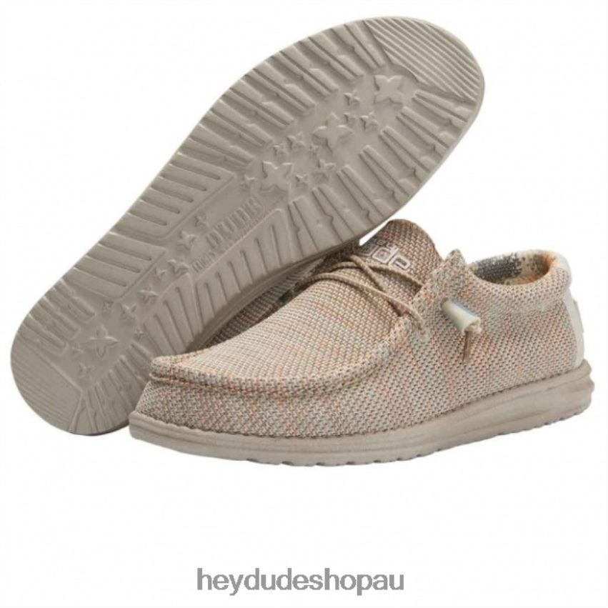 Hey Dude HEYDUDE Wally Sox 2 Safari Orange Men V4Z64302