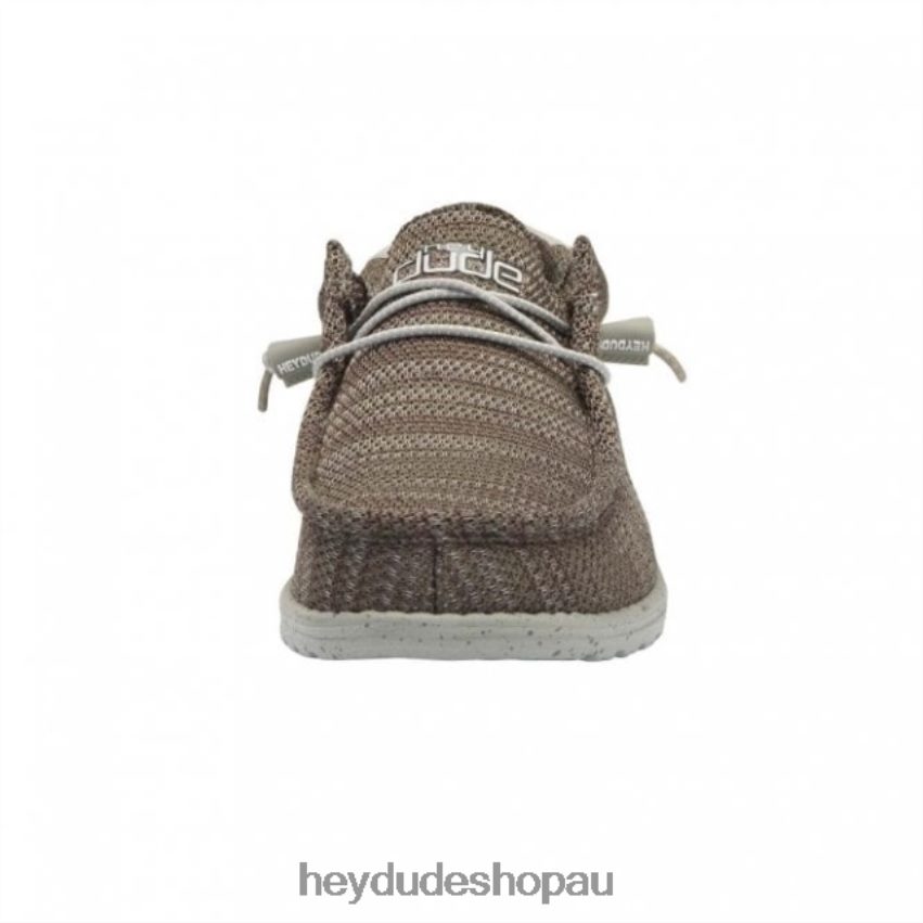 Hey Dude HEYDUDE Wally Sox 2 Slate Burgundy Men V4Z64303