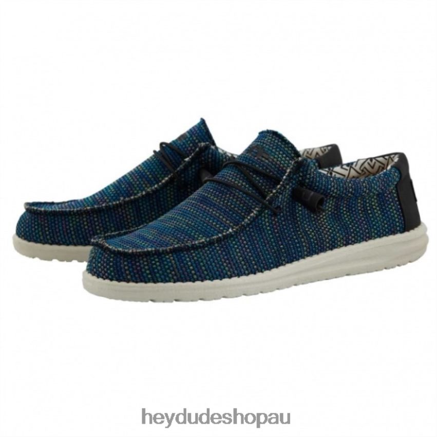 Hey Dude HEYDUDE Wally Sox Blue Green Men V4Z64324