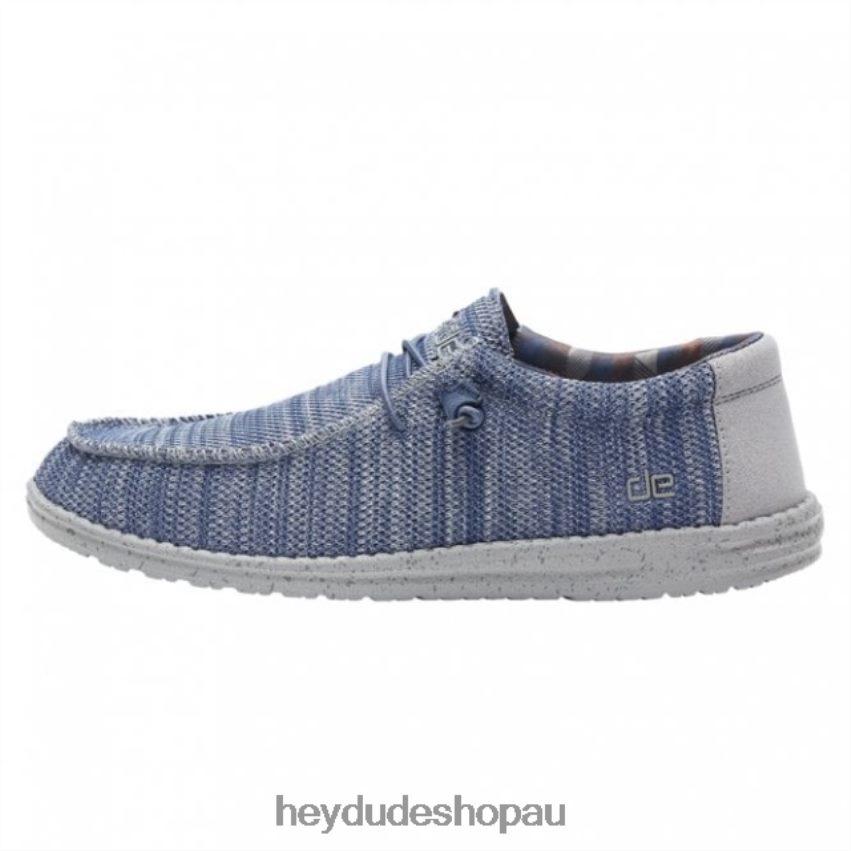 Hey Dude HEYDUDE Wally Sox Blue Grey Men V4Z64300