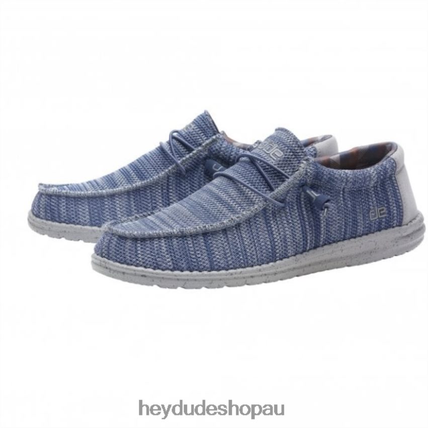 Hey Dude HEYDUDE Wally Sox Blue Grey Men V4Z64300