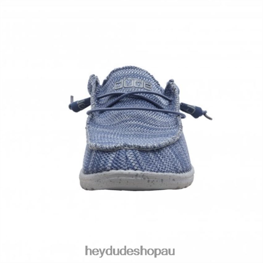 Hey Dude HEYDUDE Wally Sox Blue Grey Men V4Z64300