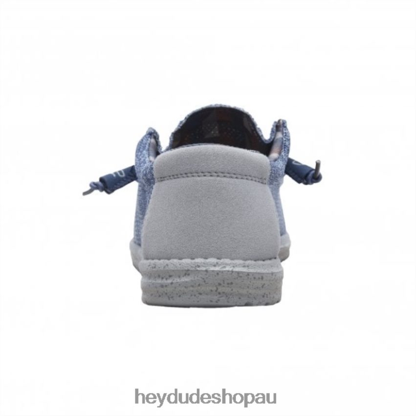 Hey Dude HEYDUDE Wally Sox Blue Grey Men V4Z64300