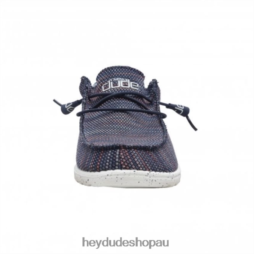 Hey Dude HEYDUDE Wally Sox Blue Orange Men V4Z64276