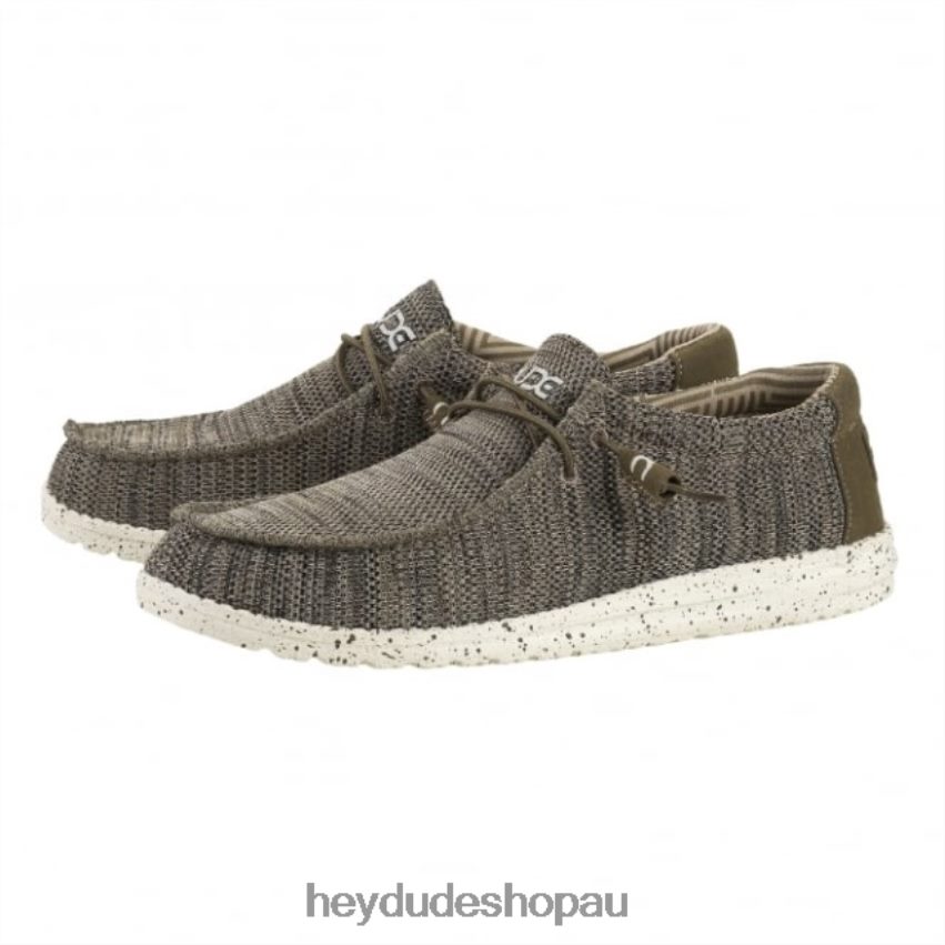 Hey Dude HEYDUDE Wally Sox Brown Men V4Z64275