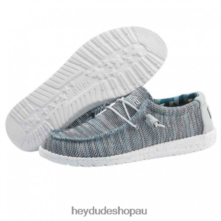 Hey Dude HEYDUDE Wally Sox Ice Grey Men V4Z64282