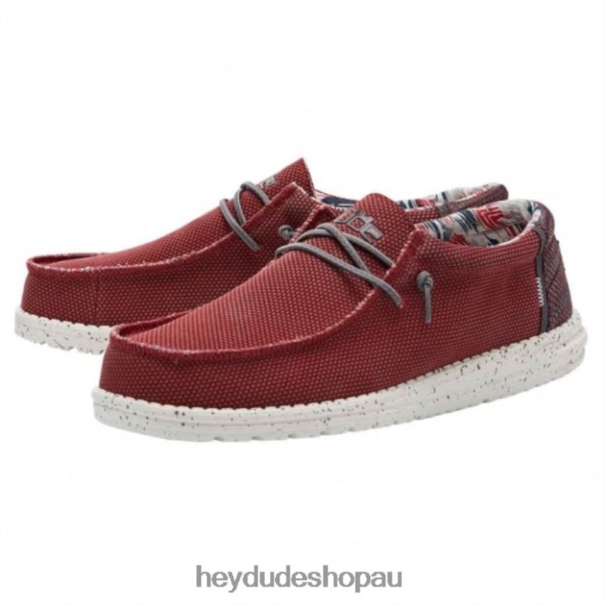 Hey Dude HEYDUDE Wally Sox Kite Red Men V4Z64307