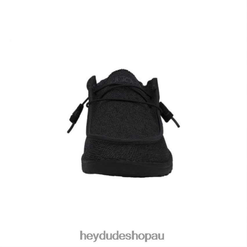 Hey Dude HEYDUDE Wally Sox Micro Total Black Men V4Z64281