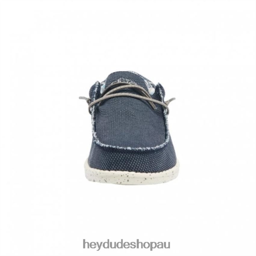 Hey Dude HEYDUDE Wally Sox Washed Navy Men V4Z64346