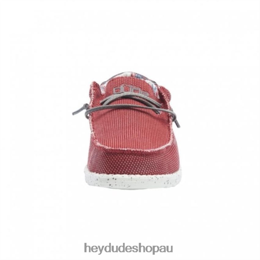 Hey Dude HEYDUDE Wally Sox Washed Red Men V4Z64318