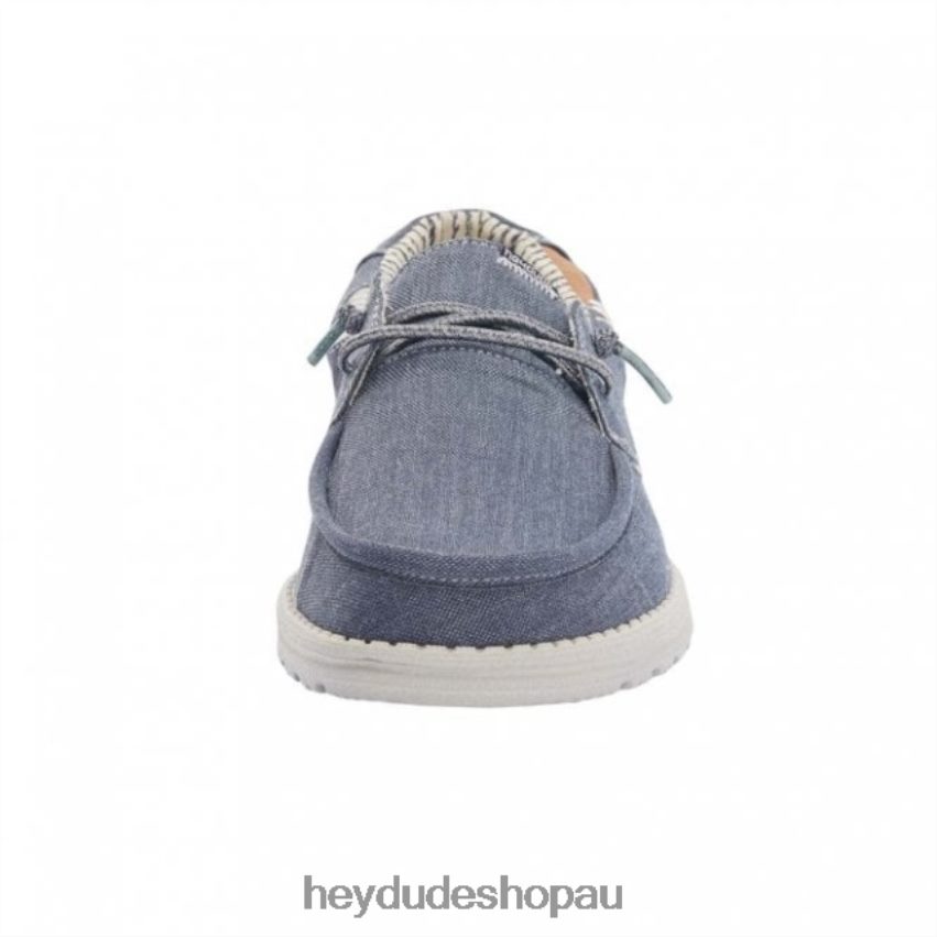Hey Dude HEYDUDE Welsh Chambray Sea Blue Men V4Z64306