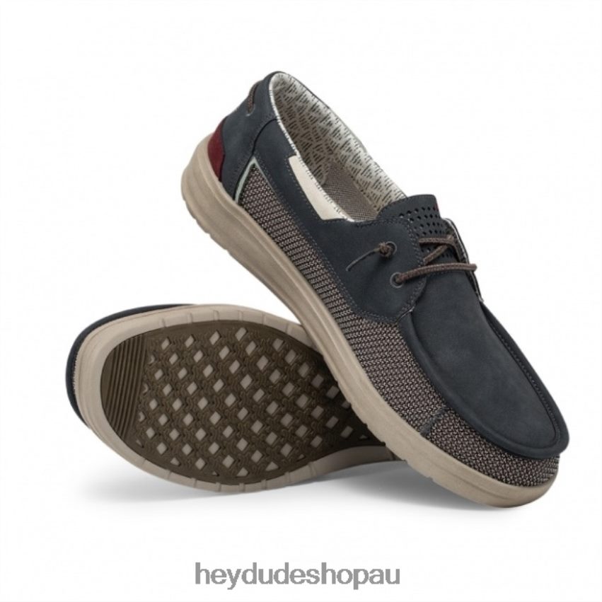 Hey Dude HEYDUDE Welsh Mesh Grip Deep Blue Men V4Z64258
