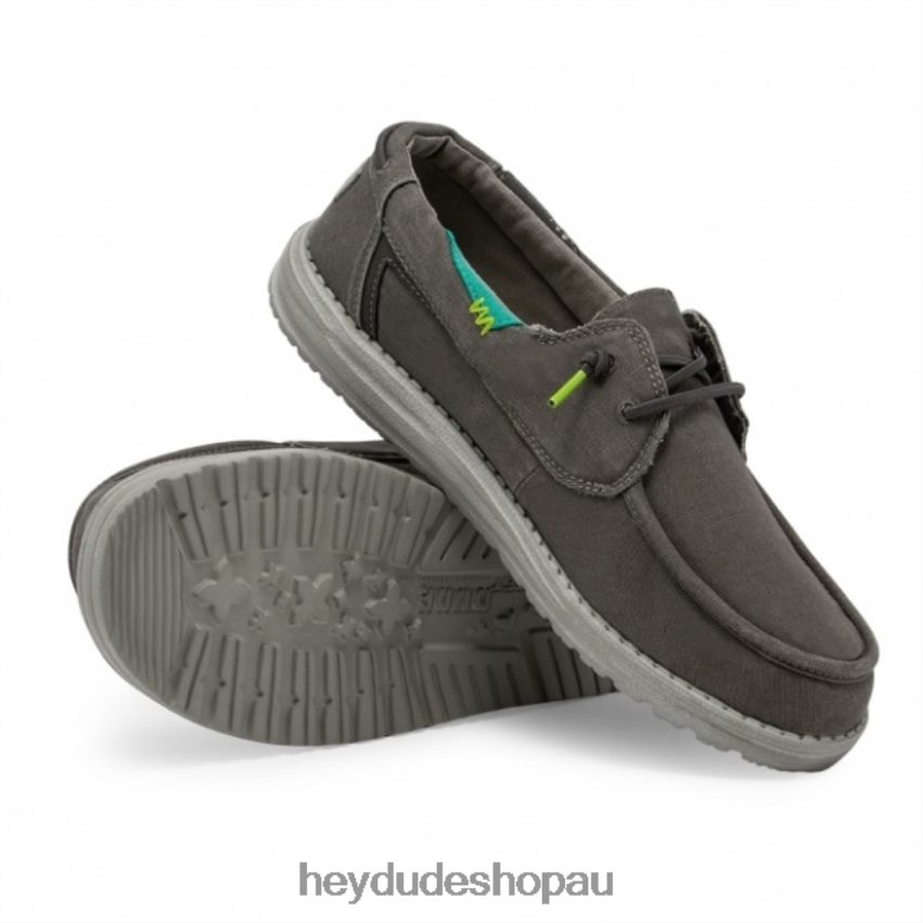 Hey Dude HEYDUDE Welsh Washed Canvas Lead Men V4Z64259