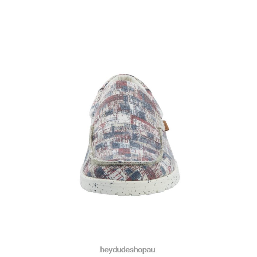 Hey Dude Mikka Print Camo Red Blue Men V4Z64168