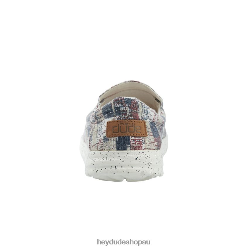 Hey Dude Mikka Print Camo Red Blue Men V4Z64168