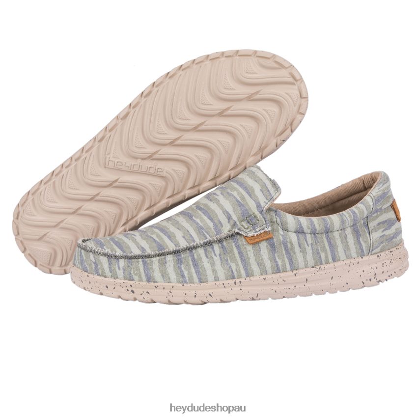 Hey Dude Mikka Print Camo Sage Men V4Z64170