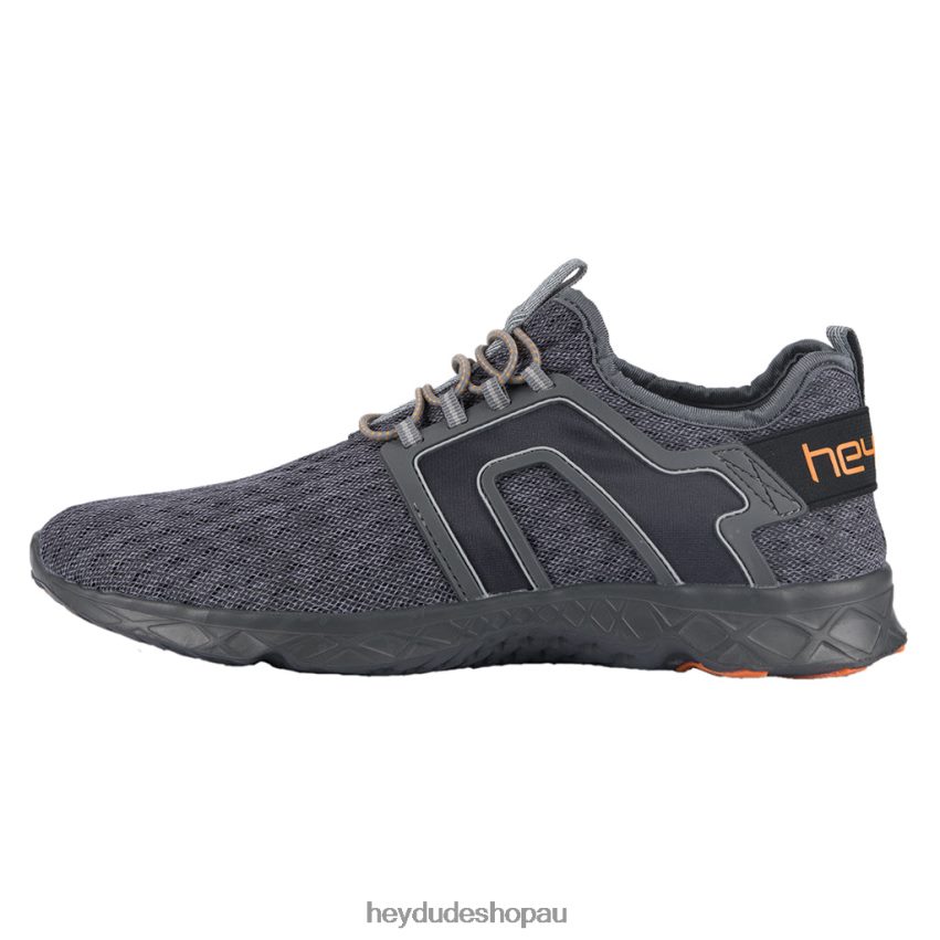 Hey Dude Mistral man Dark Grey Orange Men V4Z64180