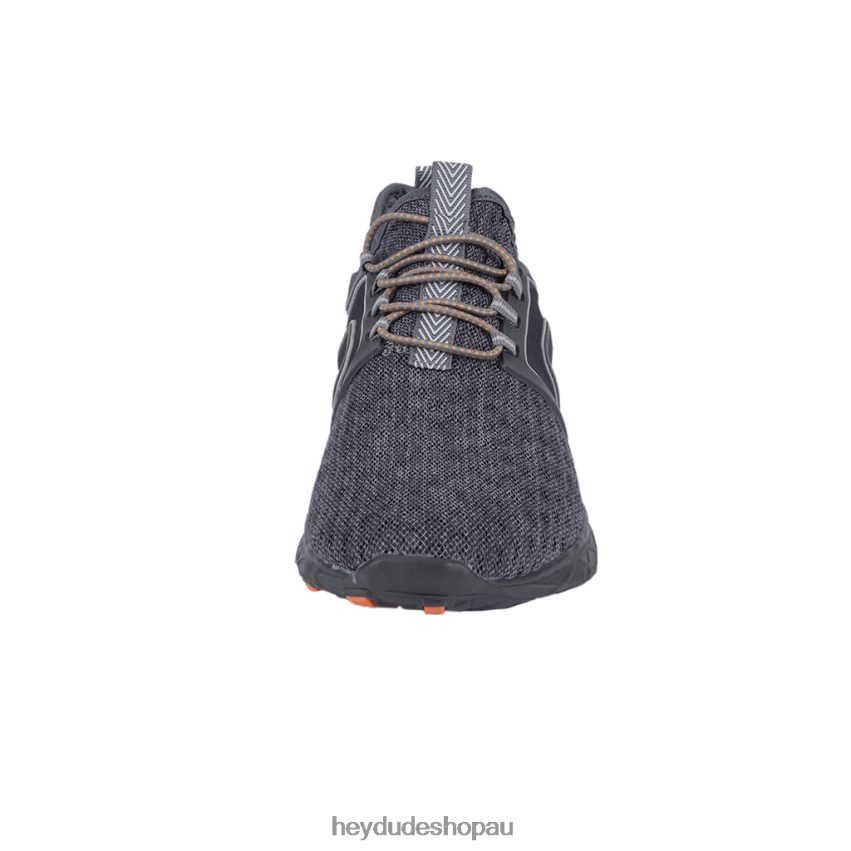 Hey Dude Mistral man Dark Grey Orange Men V4Z64180