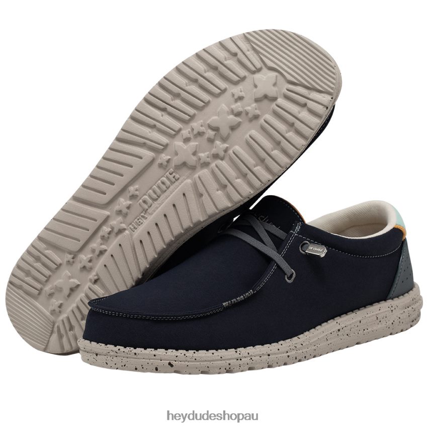 Hey Dude Wally Advanced Ocean Blue Men V4Z64122