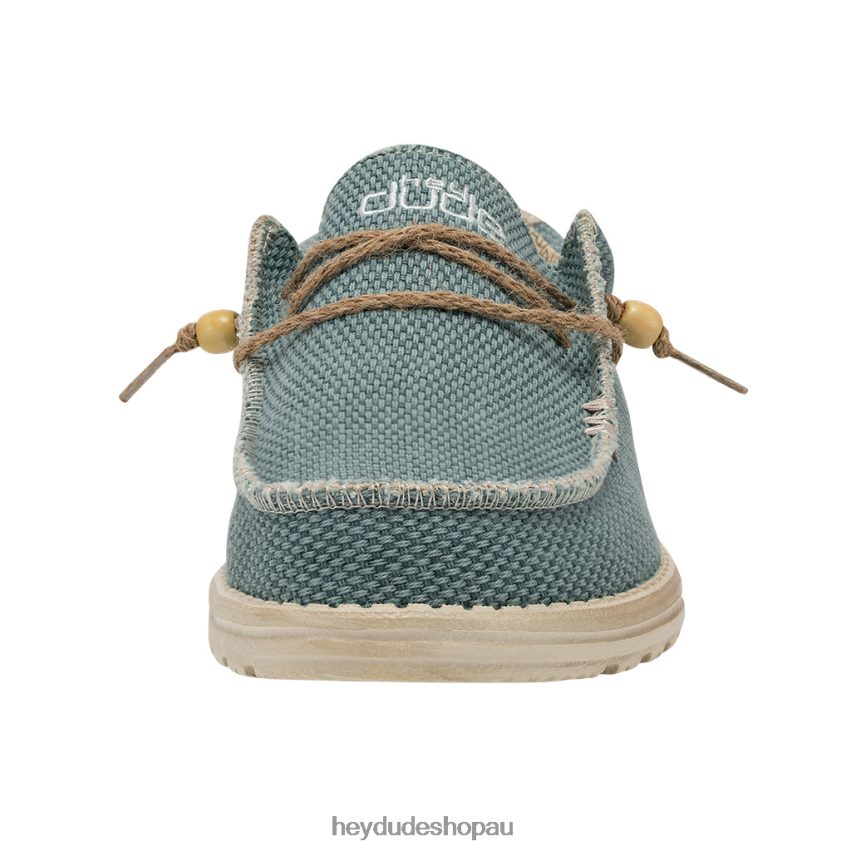 Hey Dude Wally Braided Aqua Men V4Z64107