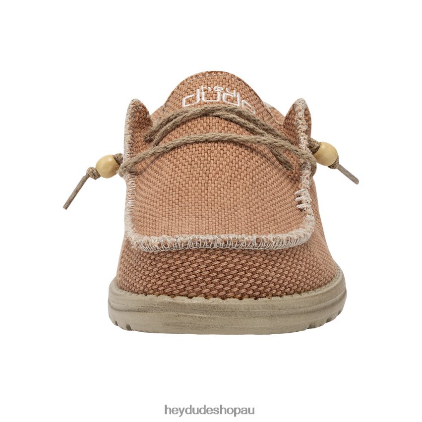 Hey Dude Wally Braided Tangerine Men V4Z64108