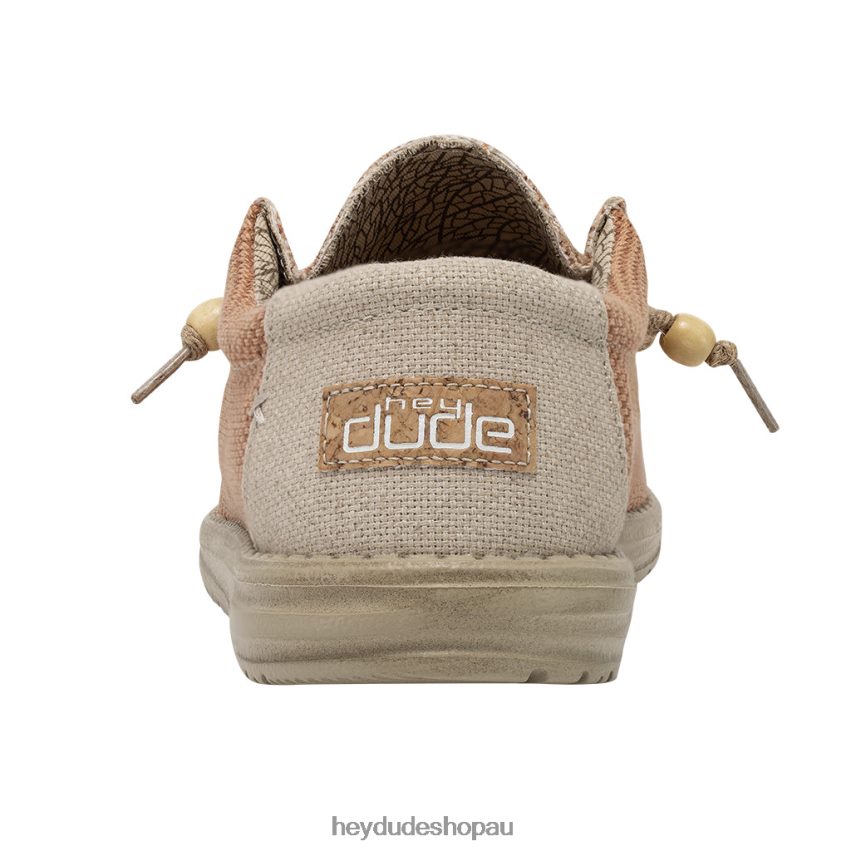 Hey Dude Wally Braided Tangerine Men V4Z64108