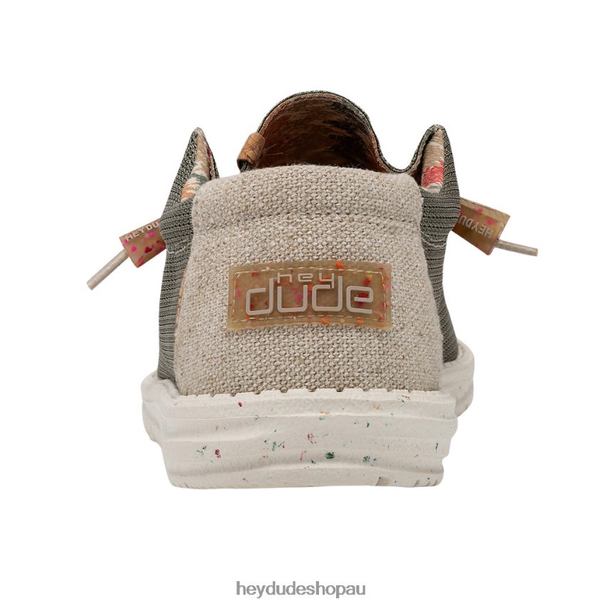 Hey Dude Wally Eco Sox Algae Men V4Z64113