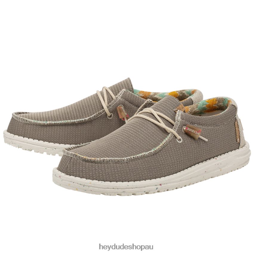Hey Dude Wally Eco Sox Desert Brown Men V4Z64114