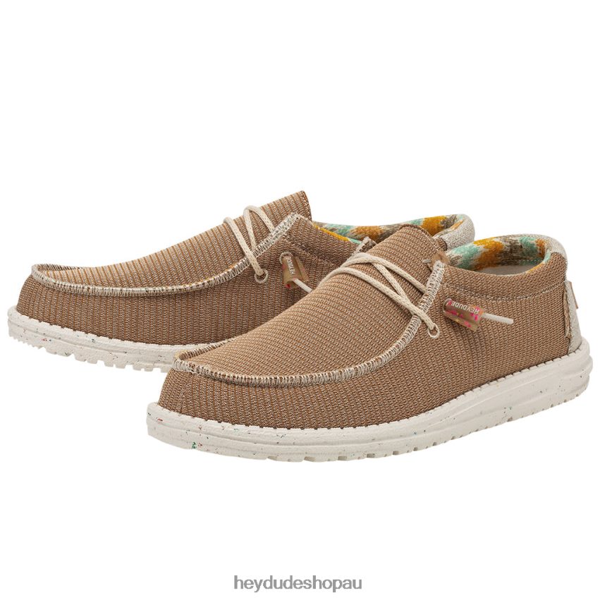 Hey Dude Wally Eco Sox Rust Men V4Z64116