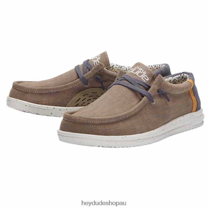 Hey Dude Wally Free Natural Beige Men V4Z64111