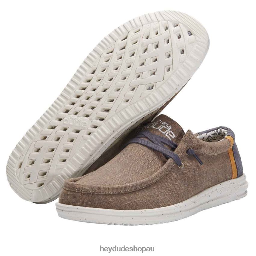 Hey Dude Wally Free Natural Beige Men V4Z64111