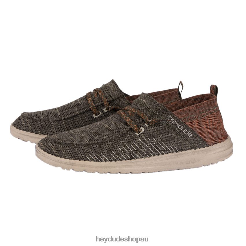 Hey Dude Wally Halo Army Orange Men V4Z64139