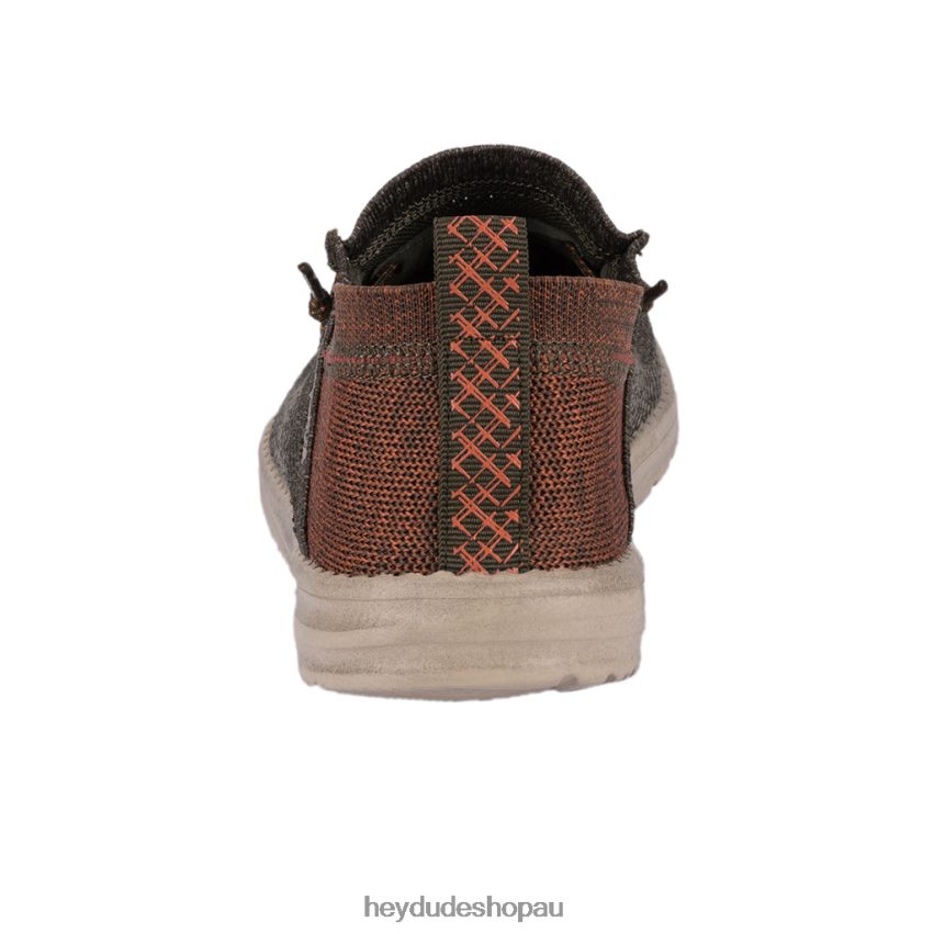 Hey Dude Wally Halo Army Orange Men V4Z64139